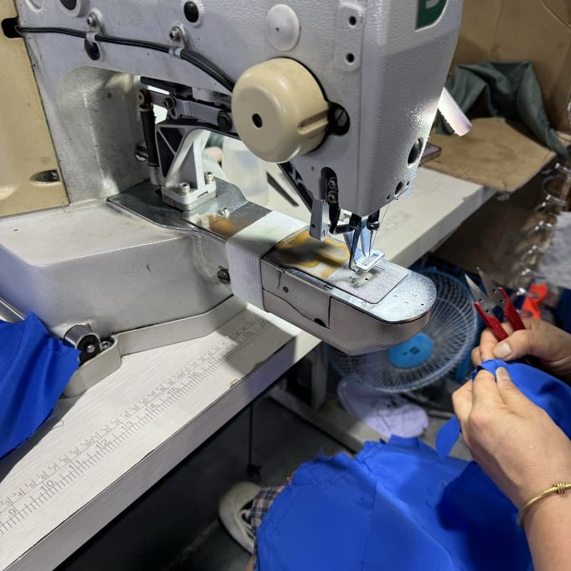 Processo di produzione dei teli mare
