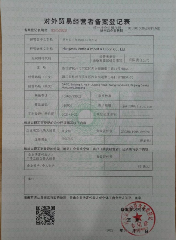 Exporting License